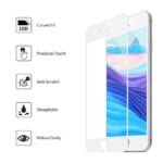 10D iPhone 6 Plus Glass Protector / White