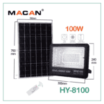 HY-8100 Solar Flash Light 100w, 35 Solar Panel