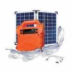 Felicity Solar Portable 10w, 7Ah Deep Cycle Battery, 2 Pcs 3W LED Bulbs, with FM, MP3 Radio.