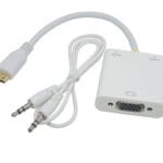 Mini HDMI to VGA wih audio