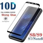 S8 Plus Gold 10D Glass Protector