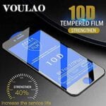 Samsung S6 Edge 10D Glass Protector Black Full Glue