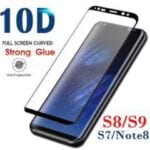 Samsung S8 Plus 10D Glass Protector Black Full Glue