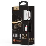 A1204Q 2.4A Adaptive fast charging Qualcomm 2.0 with iPhone cable