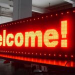 400cm*0.55 LED Sign Board Screen with waterproof