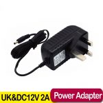 CCTV Power Adapter 12V 2A UK Type