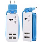 Portable Charging Station One Socket 4 Port USB