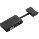 HP Dock Connector to Ethernet & VGA Adapter