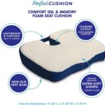Perfect Cushion, Memory Foam & Gel Seat; Quality & Therapeutic Comfort Designed to Cradle & Support Your Body;