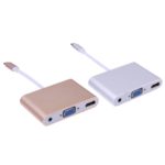 TYPE C TO VGA + HDMI