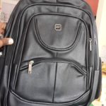B-19 Leather Laptop  Back-Pack Bag
