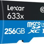 Lexar 256GB High-Performance UHS-I Class 10 U1 633x microSDXC Memory Card with SD Adapter, 95MB/s Read, 20MB/s Write