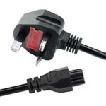 3pin Laptop Power Cable UK Type 1.8m Original