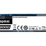 Kingston 1TB A2000 M.2 2280 Nvme Internal SSD PCIe Up to 2000MB/S