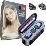 F9 Wireless LED Touch Bluetooth Earbuds