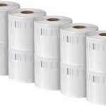 Barcode Label Compatible with Dymo 30334 2-1/4" x 1-1/4" (57mm x 32mm) Medium Multipurpose/Barcode/FNSKU/UPC/FBA Labels,Strong Permanent Adhesive, BPA