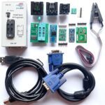 RT809F Programmer 8 Adapters IC Clip clamp eprom Programmer chip programm 1.8V Adapter VGA LCD Programmer ICSP Board 24 25 93 serise IC