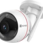 EZVIZ H3 2K Camera ReplacementOutdoor WiFi Camera 3MP with Color Night Vision, Two-Way Talk, Customizable Voice Alerts, IP67 Dust and Water.