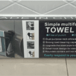 Simple multifunctional towel bar