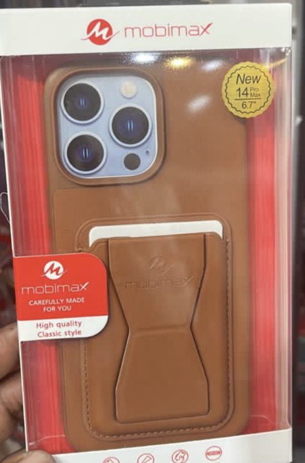 Mobimax Brand Case High Quality Card Slot With Grip 14 Pro max