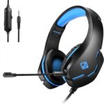 Cosmic Byte Stardust Wired On Ear Headphones with Mic Flexible for PS4, Xbox One, Laptop, PC, iPhone and Android Phones (Black,Blue)