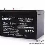 Raggie Battery 12V 12ah