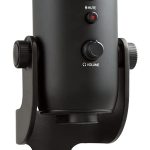 Blue Microphones Yeti Professional USB Microphone For Recording, Streaming, Podcasting, Broadcasting, Gaming, VOICE overs, and More, Multi-Pattern, Plug 'n Play on PC and Mac - Black