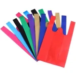 Shopping Bags Plain Non Woven W Cut 38*48+16 CM 40 Gram