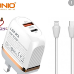 LDNIO A2316C 20W USB-C PD Charger Type C+QC3.0 Chargers Fast Charging Adapter UK Type C Adapter with USB C Cable
