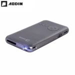 AODIN 1G+16G LED Smart Mini Projector Portable Home Theater HD Pico DLP Projector HDMI support 1080P Android OS Pocket Projector
