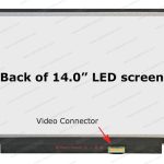 B140XTN07.2 Replacement LED Screen, 30 pin Connector, No Brackets, with out screw.