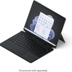 Microsoft Surface Pro 9 (2022), 13" 2-in-1 Tablet & Laptop, Thin & Lightweight, Intel 12th Gen i5 Fast Processor for Multi-Tasking, 8GB RAM, 256GB Storage with Windows 11 with KEYBOARD FOR SURFACE PRO 9 ENG/Arabic